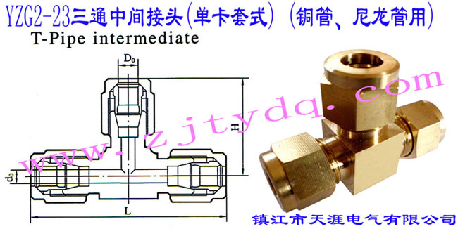 YZG2-23ͨg^(οʽ) (~)T-pipe Intermediate Connector