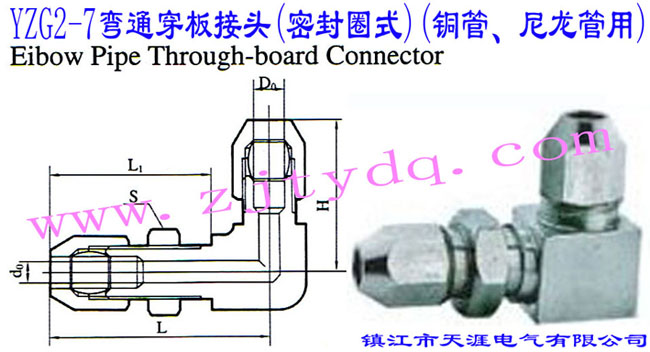 YZG2-7ͨ^(ܷȦʽ)(~)Elbow Pipe Through-board Connector